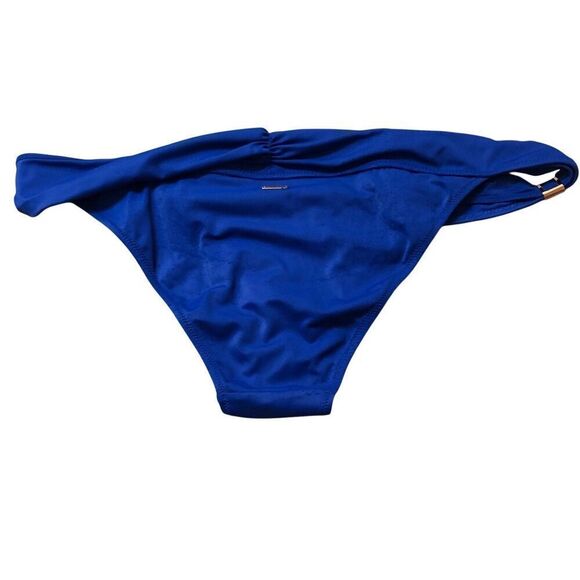 Victoria's Secret Swim The Hottie Cheeky Bikini Bottom Ruched Royal Blue Large - Picture 2 of 8